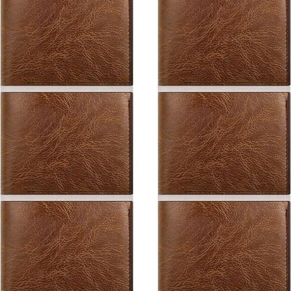 12 Pcs Leather Wallets Bulk for Men PU Trifold Blanks Wallet in Bulk for Laser E - Picture 1 of 6